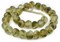 Jumbo Recycled Glass Beads, 21–25mm – African Sea Glass for Wall Hangings, Coffee Table Decor, Shelf Styling, and Home Accents – (Olive Green Swirl) – The Bead Chest